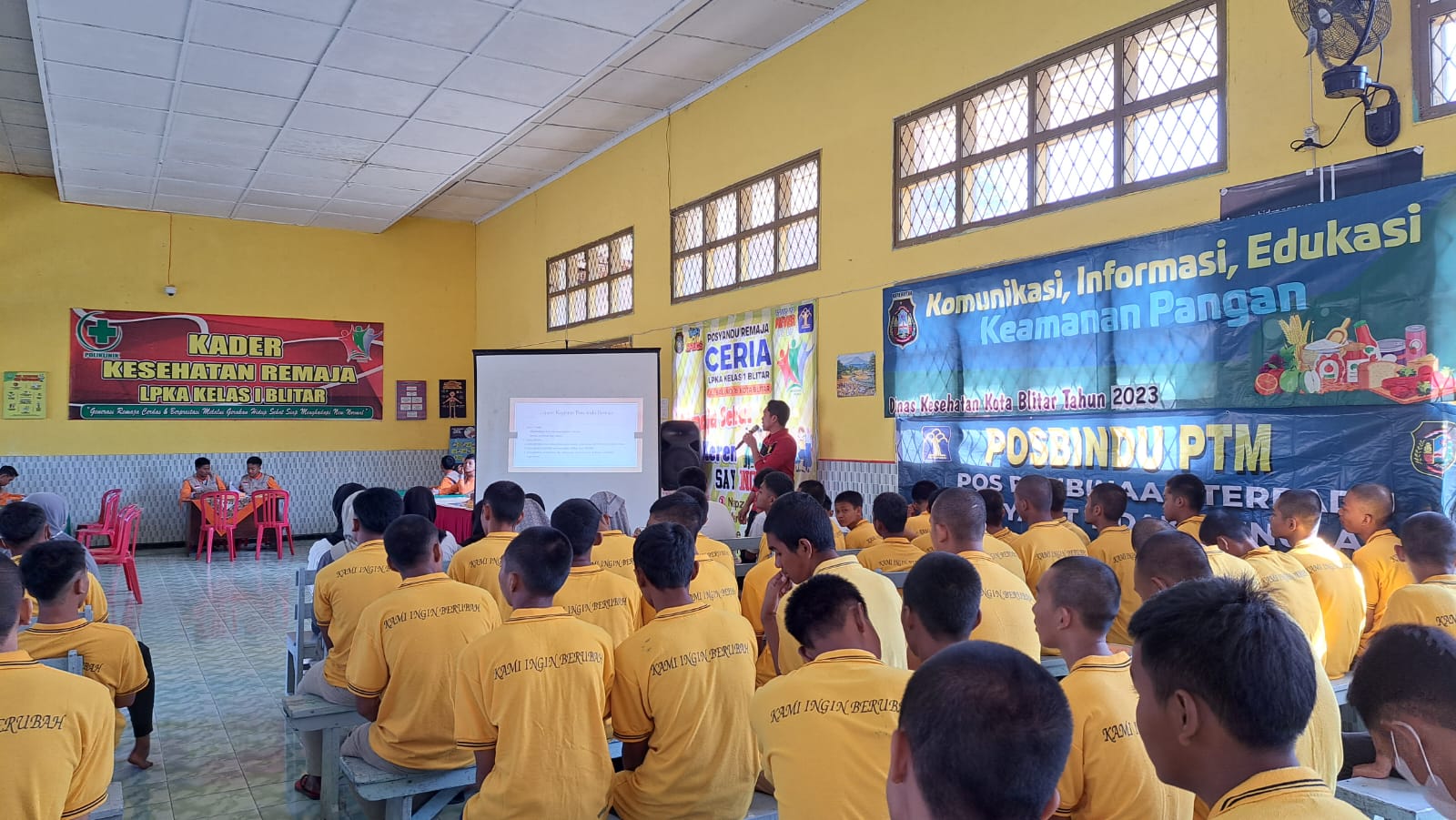  Gelar Posyandu Remaja di LPKA Kelas I Blitar, Puskesmas Sananwetan Beri Edukasi Soal HIV dan AIDS 1