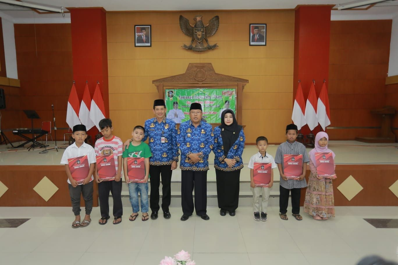 Sambut Tahun Baru Islam 1445 H, Pemkot Blitar Gelar Santunan Anak Yatim Piatu Se-Kota Blitar 1