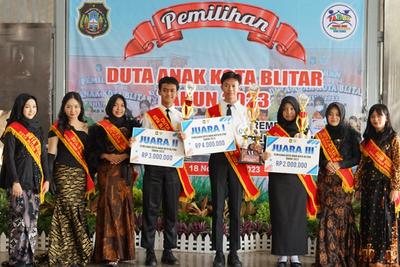 Diikuti 60-an Peserta, Dinas P3AP2KB Kota Blitar Sukses Menggelar Pemilihan Duta Anak 2023