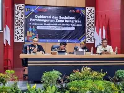 Dinas Pendidikan Kota Blitar Diajukan Sebagai Salah Satu OPD Dengan Predikat ZI WBK WBBM