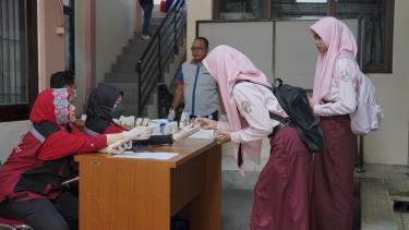 BNK Kota Blitar Gelar Tes Urine Calon Paskibraka Kota Blitar Tahun 2024