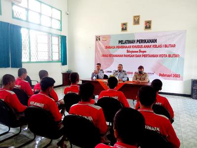 DKPP Kota Blitar Pantau Perkembangan Pelatihan Perikanan di LPKA Kelas I Blitar
