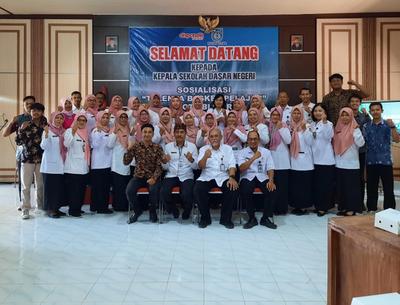 Dinas Pendidikan Kota Blitar Dukung Perbasi Kota Blitar Jaring Bibit Pemain Bola Basket Dari kalangan Pelajar SD